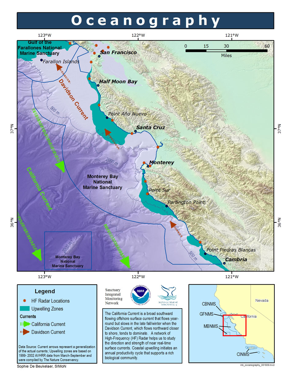 oceanography map