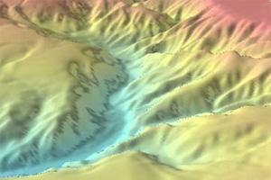 3-D View of MBNMS