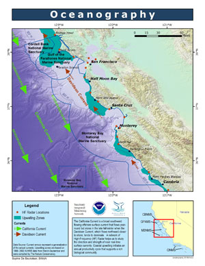 oceanography map