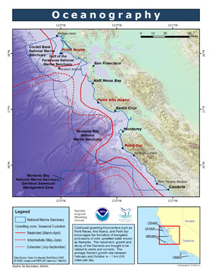 oceanography map