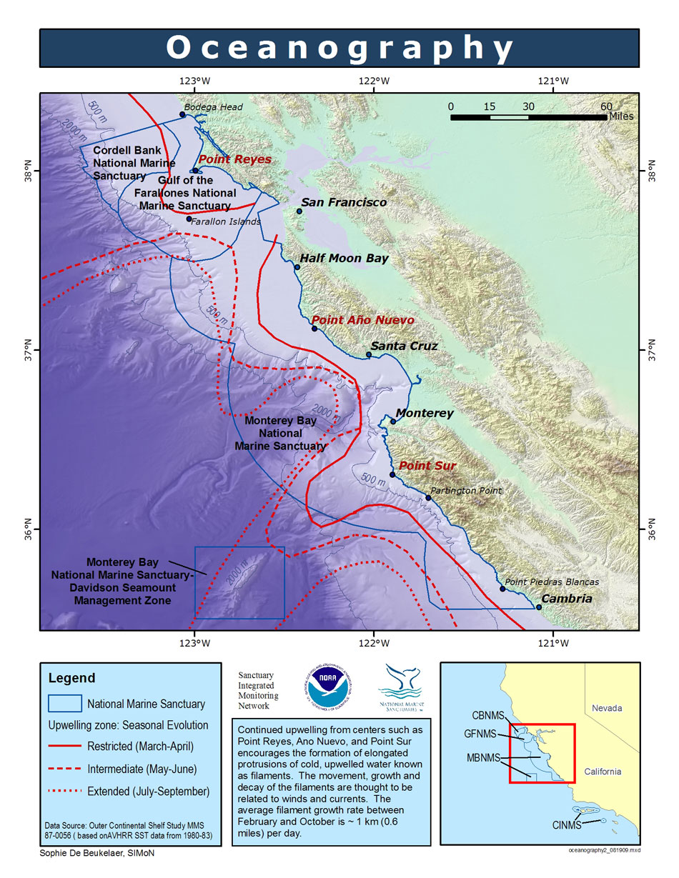 oceanography map