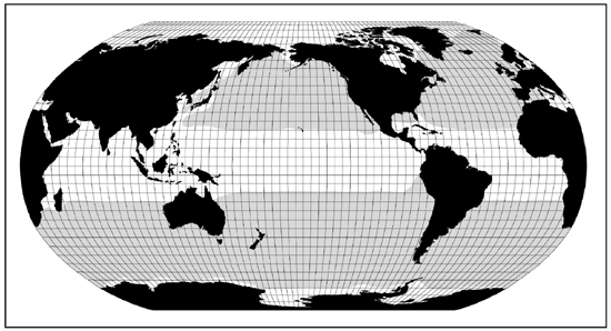 Fin whale distribution map