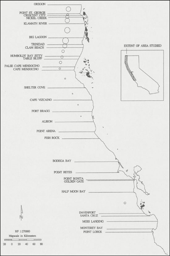 MAMU densities sightings map
